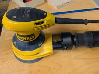 Dewalt D26453 sander to Festool hose adapter