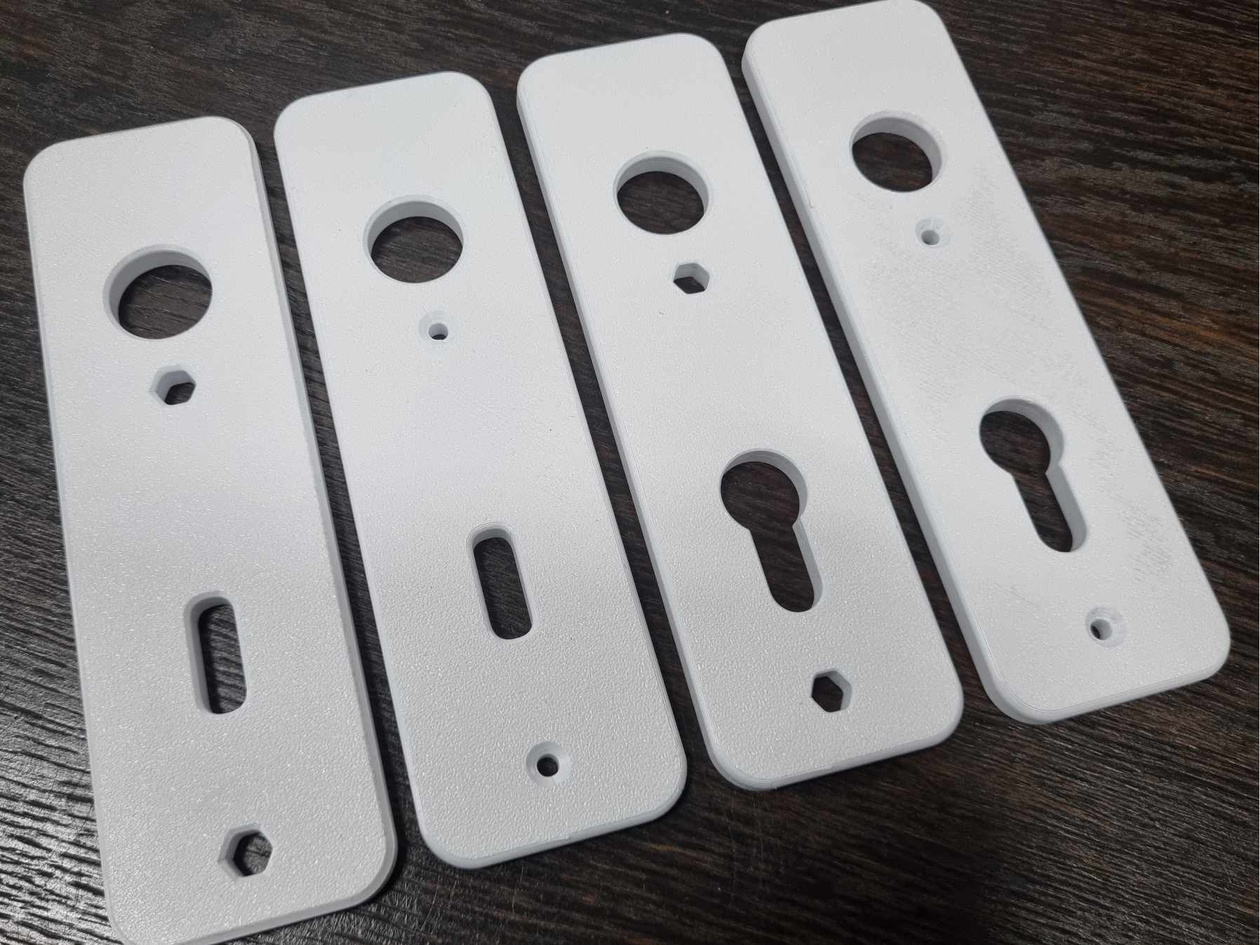 Door rosette escutcheon cylinder lock key hole