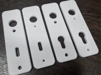 Door rosette escutcheon cylinder lock key hole
