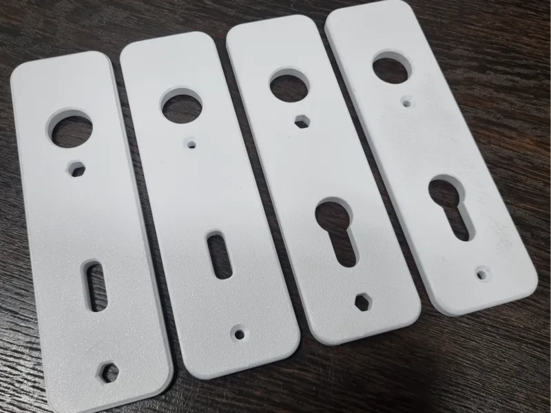 Door rosette escutcheon cylinder lock key hole