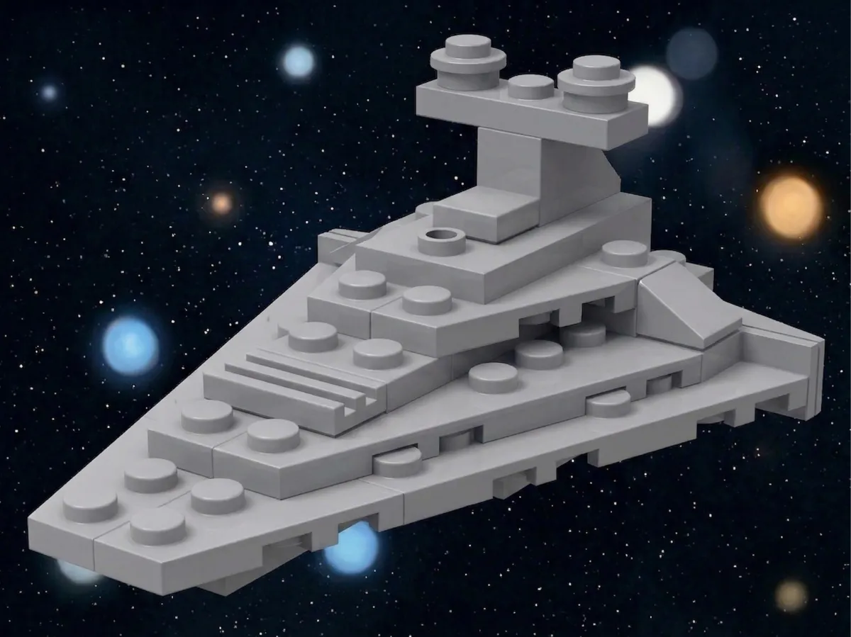 Micdo Star LEGOs Star Wars - Micro Star Destroyer - 38 Peças - Modelo gratuito ...