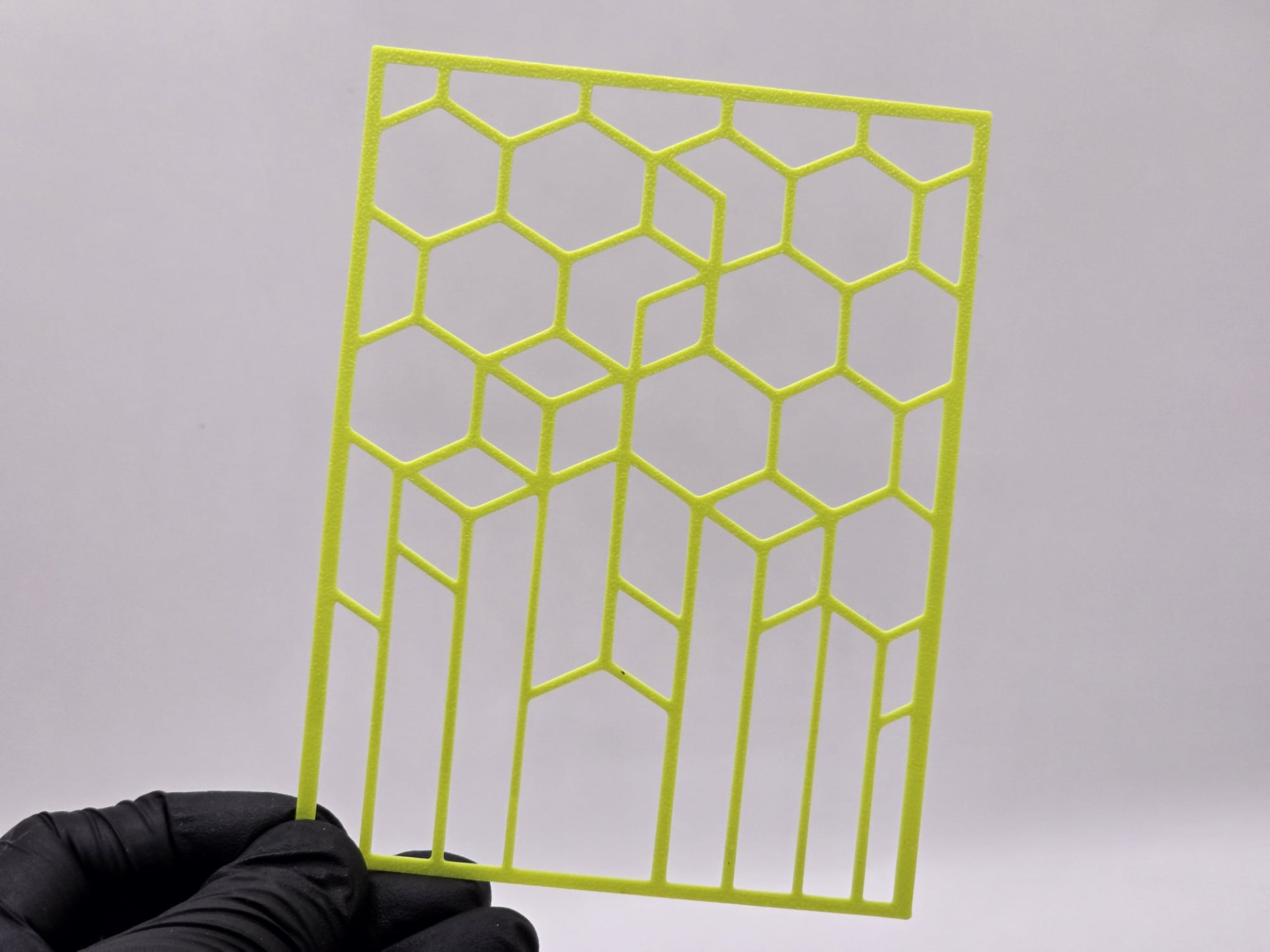 Hexagon Geometric Abstract Stencil Template