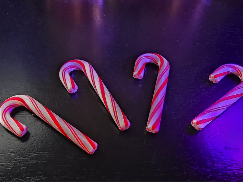 Realistic Mini Candy Cane