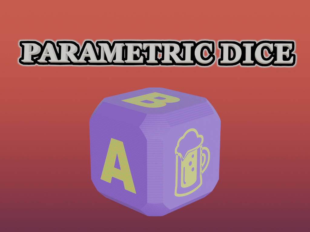 Fully Customizable Dice — Text & SVG Faces