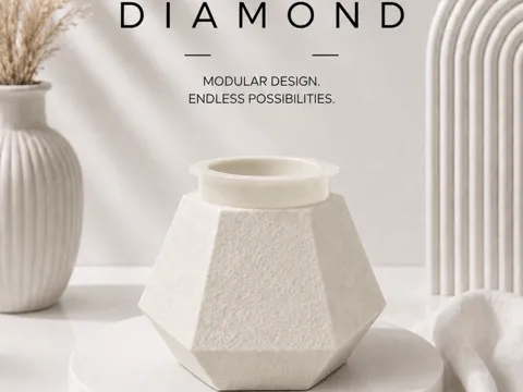 Lumi-Mod Diamond Modular Candle Holder