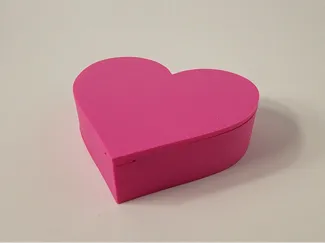 Heart slider box with click open/close