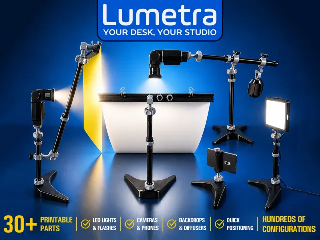 Lumetra - modular photography stand system