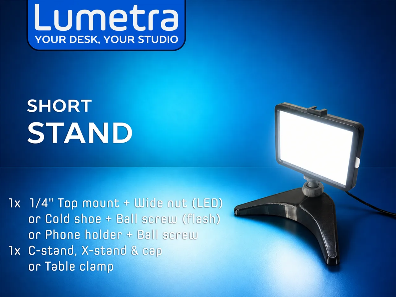 Lumetra - modular photography stand system view 4