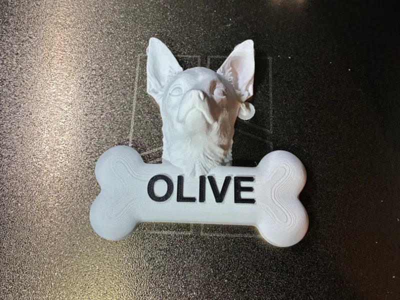 Chihuahua plaque/tag (blank)