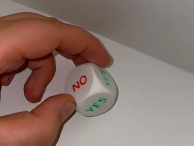 Yes/No Decision Dice