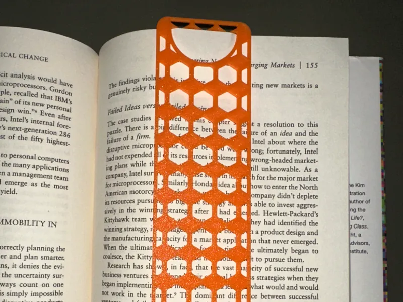 Hex Pattern Bookmark | Only 10 grams!