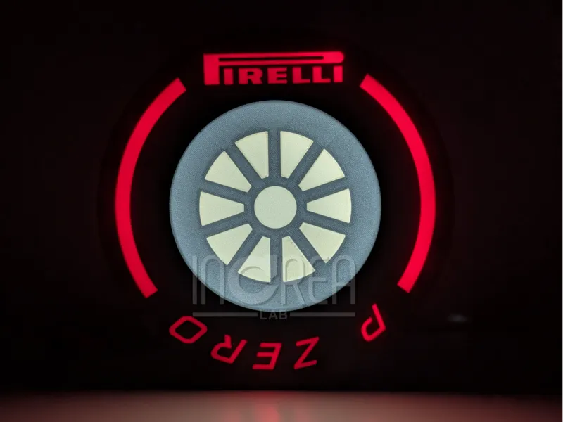 F1 Wheel Lightbox LED Lamp