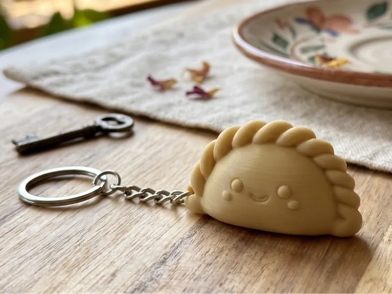 Kawaii Curry Puff Keychain