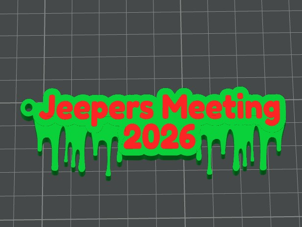 portachiavi jeepers Meeting 2026