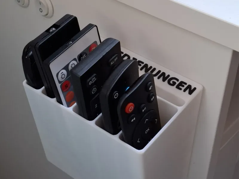 Holder for various remote controls