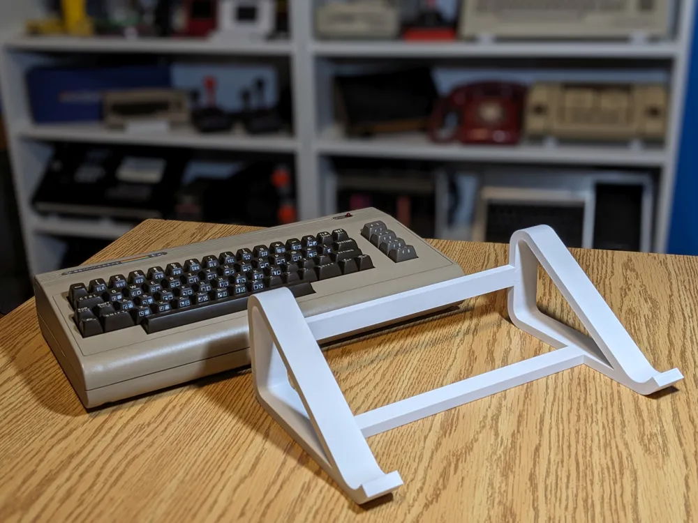 Commodore 64 Display Stand - 35° incline - Free 3D Print Model - MakerWorld