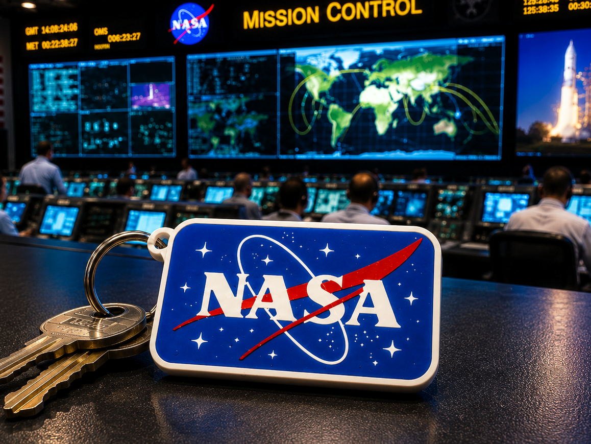 NASA Keyring