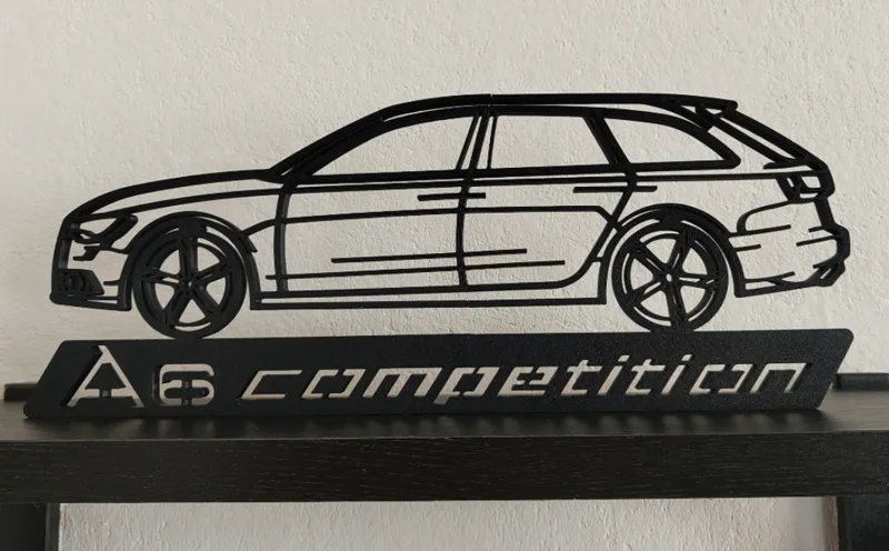 Audi A6 Competition Wallart L=400 (split)
