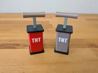 Vintage TNT Detonator - Multicolor