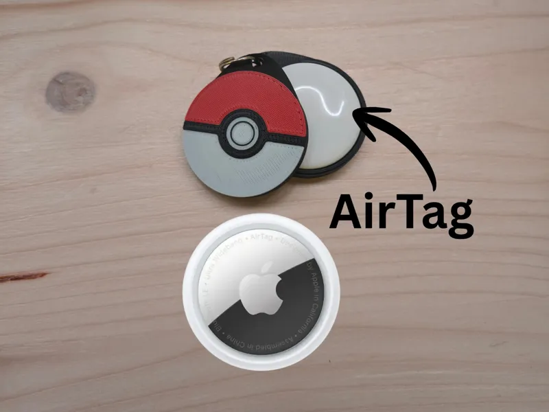 Pokéball airtag holder