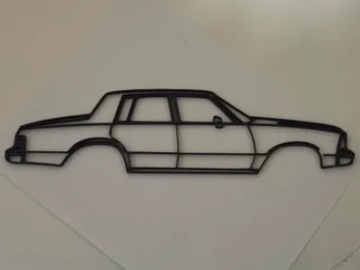Malibu Sedan line art