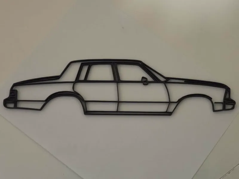 Malibu Sedan line art