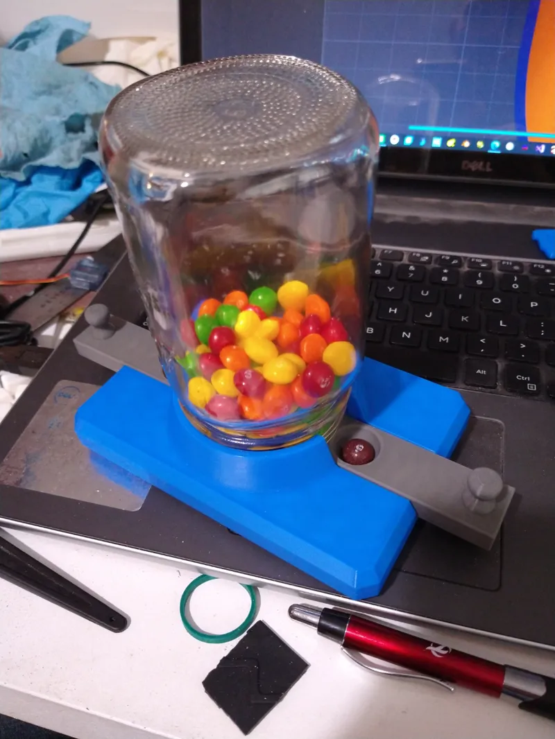 Mason Jar Candy Dispenser