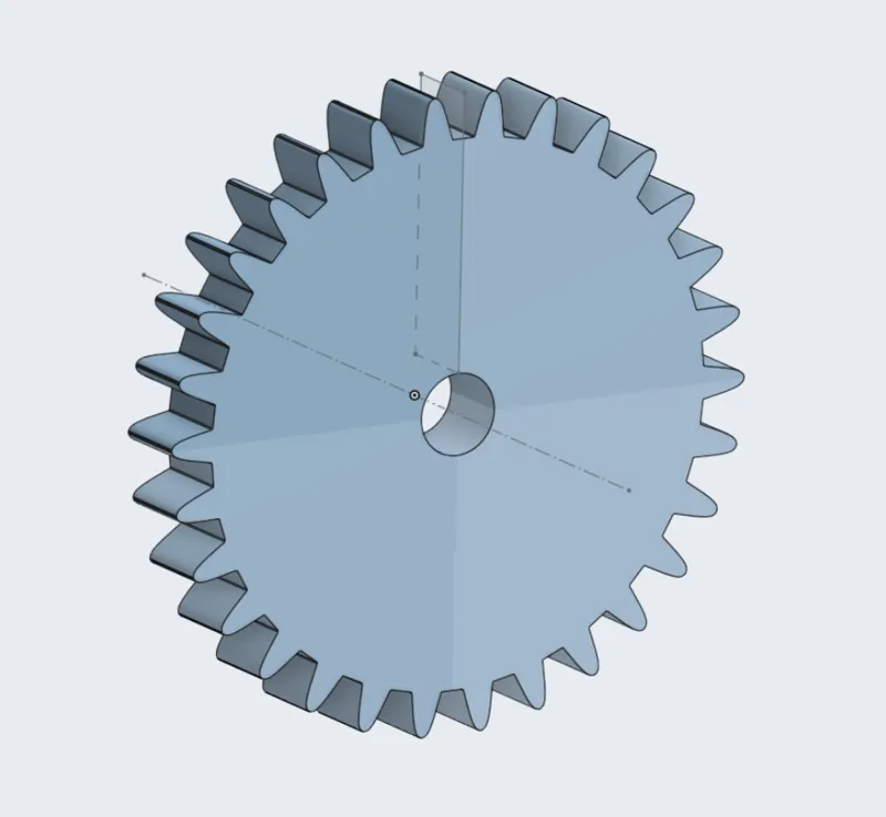 Gear for fishing reel