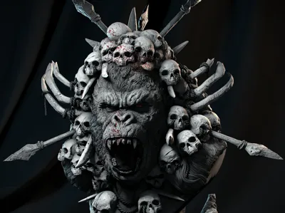 Skull King Gorilla