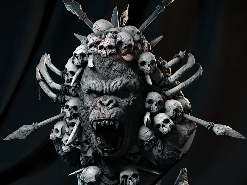 Skull King Gorilla