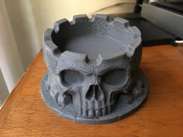 Adorno temático: Porta Cenere per Sigari – Skull Ashtray 2.0 — vista de referencia 4
