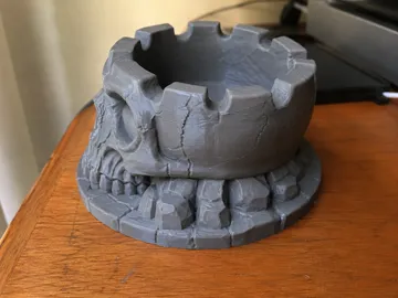 Adorno temático: Porta Cenere per Sigari – Skull Ashtray 2.0 — vista de referencia 5