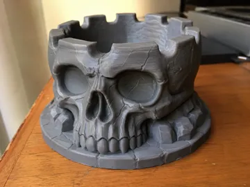 Adorno temático: Porta Cenere per Sigari – Skull Ashtray 2.0 — vista de referencia 3