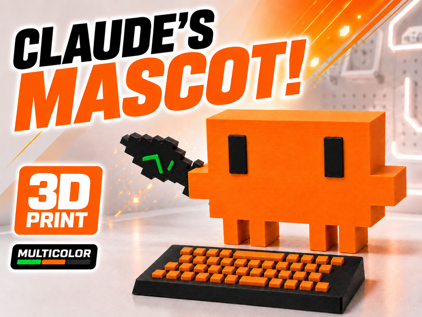 Claude's Mascot - Pixel Sword Buddy  (Claude Code)