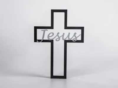 Modern Jesus Cross Christian Decoration wall art
