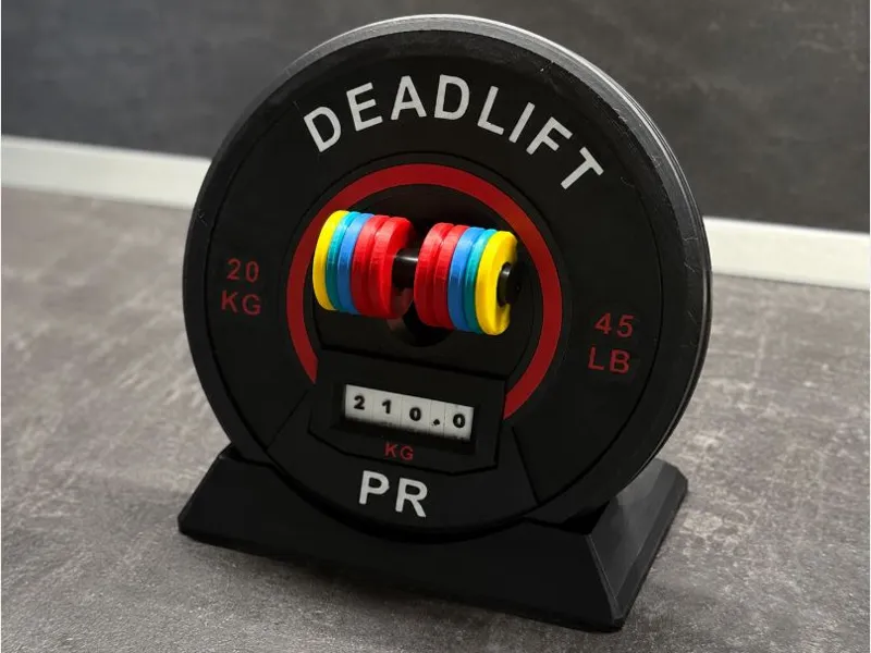 Deadlift Fitness PR Display Record Counter