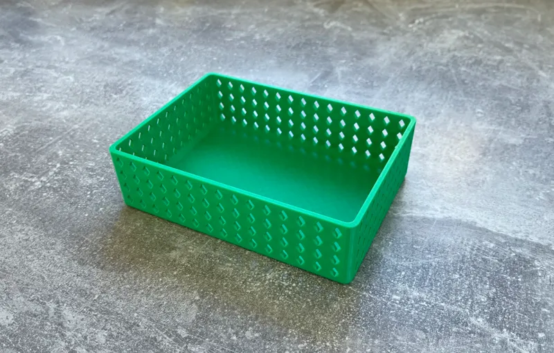 Diamond Pattern Basket