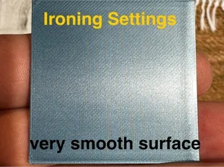 ironing  for a very smooth surface. Easy to use.