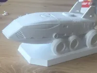 0.2mm layer, 2 walls, 15% infill - supports needed