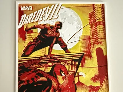 Daredevil & Spider-Man Hueforge