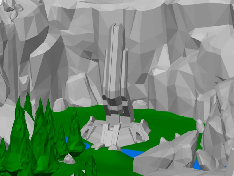 Valhalla map Halo, 3 colors