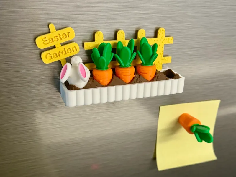 Garden Carrots Fridge magnet (no ams)
