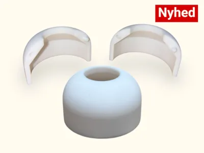 Wall pipe cover top 20 mm bund 40 mm