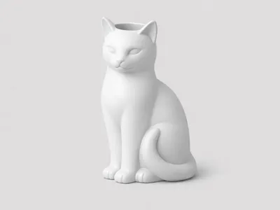 Cat Vase