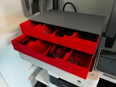 Glasses box with drawers - Free 3D Print Model - MakerWorld