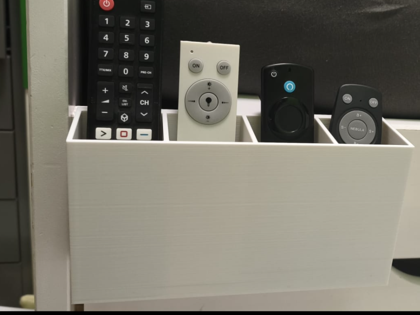 Fernbedienungshalter 4er für Bett
