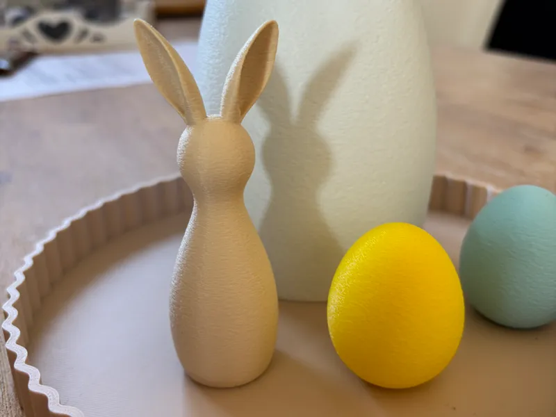 Dekorativer Osterhase Osterdeko