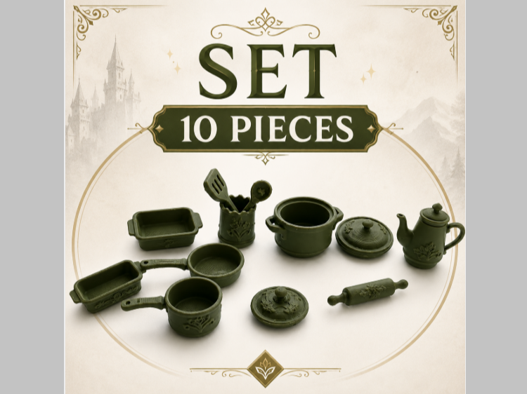 Victorian Kitchen Essentials 10 Piece Cookware Set