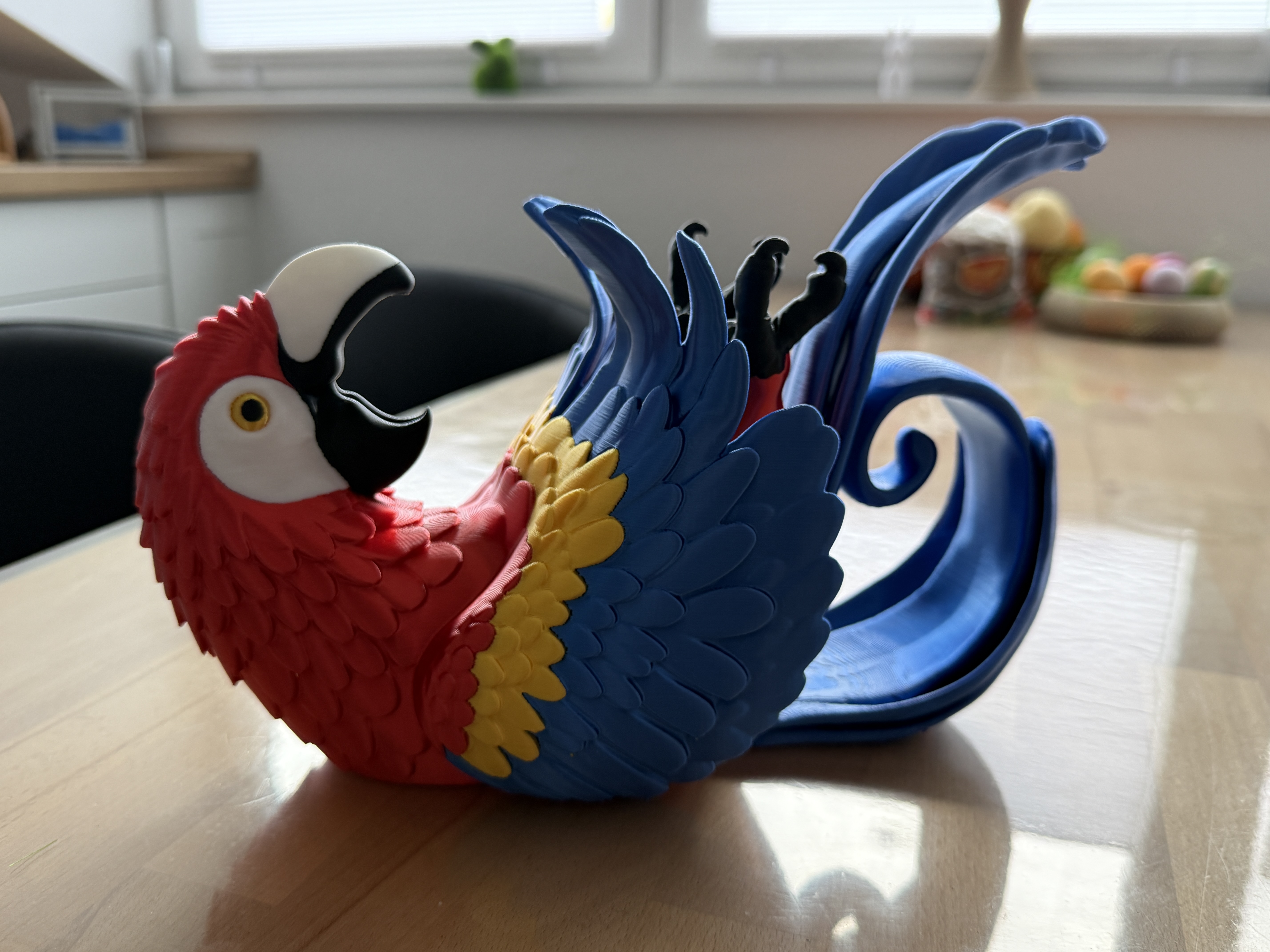 Miniatura 3 do modelo 3D Macaw Wine Holder