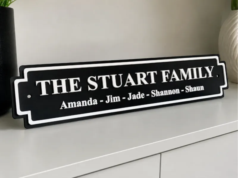 Personalised/Custom Family Names Street Style Sign